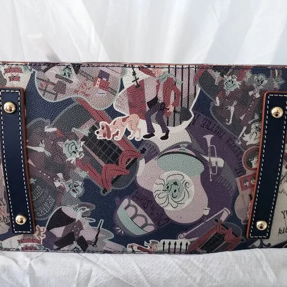 Disney Dooney Bourke Haunted Mansion Satchel & HM Themed Wallet - Picture 3 of 7